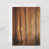 Rustic Country Grange Wood Wedding Invitations (Dos)