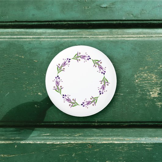 Rustic Country Greenery Wreath Keramische Knop