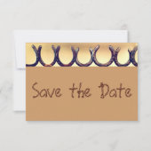 Rustic Country Horseshoe Enregistrer les cartes de (Devant)