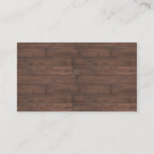 Rustic Country Horseshoe Mariage Cartes de Place (Dos)