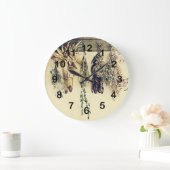 rustic country kitchen - dried herbs grote klok (Huis)