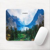 Rustic Country Mountains Natuur Muismat (Met muis)