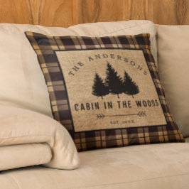 Rustic Country name Cabin in the Bossen Thans Kussen