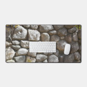 Rustic Country Natuur Stone Wall Rocks Foto Bureaumat (Keyboard & Muis)