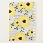 Rustic Country Nom Bois et tournesols (Dos)