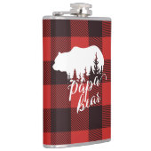 Rustic Country Papa Beer Flannel Pset Heupfles (Rechts)