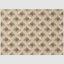 Rustic Country Roos Tissue Paper