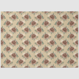 Rustic Country Roos Tissue Paper Tissuepapier