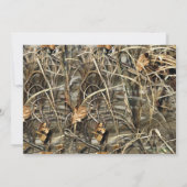 Rustic Country Vintage Camo Baby shower Invitation (Dos)