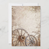 Rustic country wedding invitation (Dos)