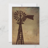 Rustic Country Windmill Farm Wedding Invitations (Dos)