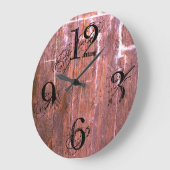 Rustic County Wood Farmhouse Grote Klok (Hoek)