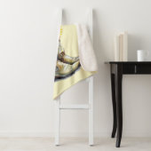 Rustic Cowboy Boots met zonnebloemen Sherpa Deken (In situ)