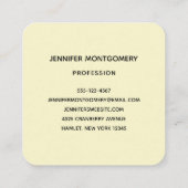 Rustic Cowboy Boots met zonnebloemen Vierkante Visitekaartje (Achterkant)