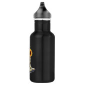 Rustic Cowboy Boots met zonnebloemen Waterfles (Rechts)