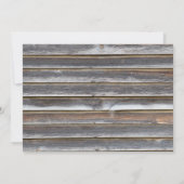 Rustic Cozy Cabin met Twinkle Lights Kerstmis (Achterkant)