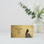 Rustic Crow Visitekaartje (Staand voorkant)