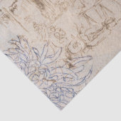  Rustic Crysanthemums Textuur Ontkoppeling Tissuepapier (Detail)