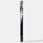 Rustic Custom Name Rusty Metal Texture iPhone Case Hoesje (Linkerkant)