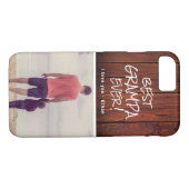 Rustic Custom Photo Best Grampa Grandfather Case-Mate iPhone Case (Achterkant (Horizontaal))