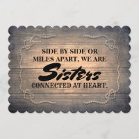 Rustic Cute Bridesmaid / Maid of Honor proposal