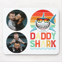 Rustic Daddy Shark Fathers Day