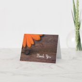 Rustic Daisy Country Weddenschap Bridesmaid Dank j Bedankkaart (Voorkant)