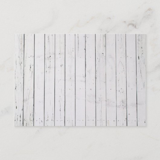 Rustic Daisy Flower & Mason Jar Wedding Reception Informatiekaartje (Achterkant)