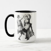 Rustic Dance Folk Art Coffee Mug Cup (Gauche)