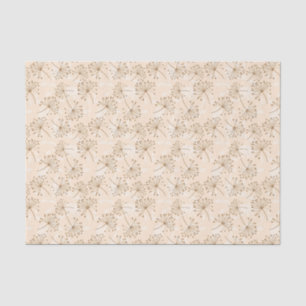 Rustic Dandelion Flower  Pattern Tissuepapier