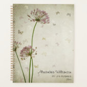 Rustic Dandelions & Butterflies  Planner (Voorkant)