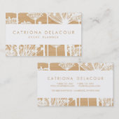 Rustic Dandelions op het Visitekaartje van het Hou (Voorkant / Achterkant)