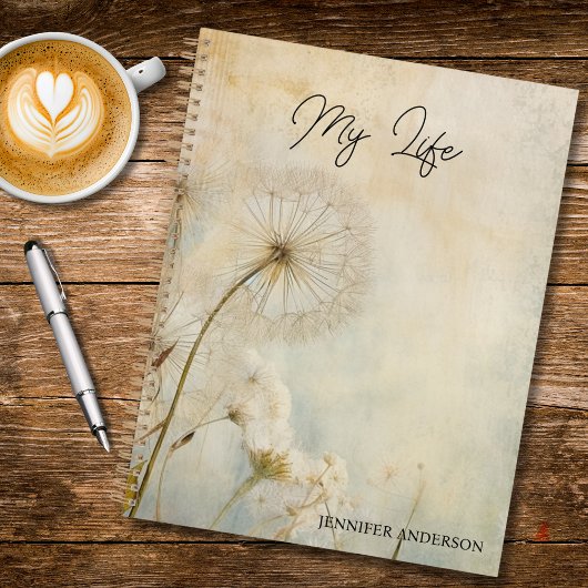 Rustic Dandelions Planner