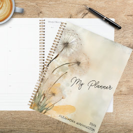 Rustic Dandelions Planner