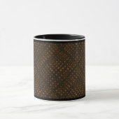 Rustic Dark Burlap met gloed Mok (Midden)