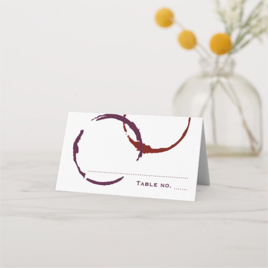 Rustic Dark Red Wine Stain Wedding (Voorkant)