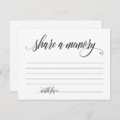 Rustic Deel A Memory Sympathie, Memorial Note Card Kaart (Voorkant / Achterkant)