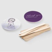 Rustic Deep Paarse Floral Dream Catcher Handwaaier (Niet-gemonteerd)