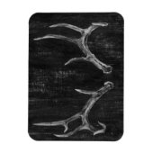 Rustic Deer Animal Head op het karton Magneet (Verticaal)