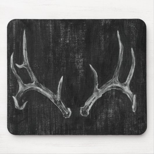 Rustic Deer Animal Head op het karton Muismat (Voorkant)