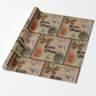 Rustic  Deer Cadeaupapier