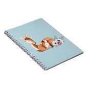 Rustic Deer Forest Floral Baby shower Notitieboek (Rechterzijde)