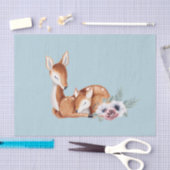 Rustic  Deer Forest Floral Baby shower Tissuepapier (Craft)