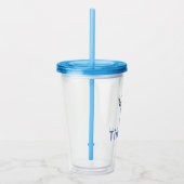 Rustic Deer Head Acryl Drinkbeker (Rechts)