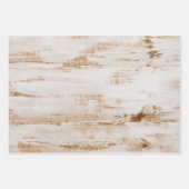 Rustic Deer Kerstmis Inpakpapier Vel (Voorkant 2)