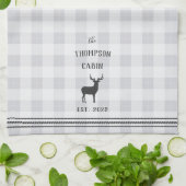 Rustic Deer Personalized Play Theedoek (Gevouwen)