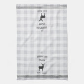 Rustic Deer Personalized Play Theedoek (Verticaal)