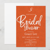 Rustic Denim Bridal Shower Invitation (Devant / Derrière)