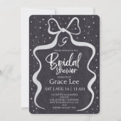 Rustic Denim Bridal Shower Invitation (Devant)