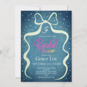 Rustic Denim Bridal Shower Invitation (Devant)